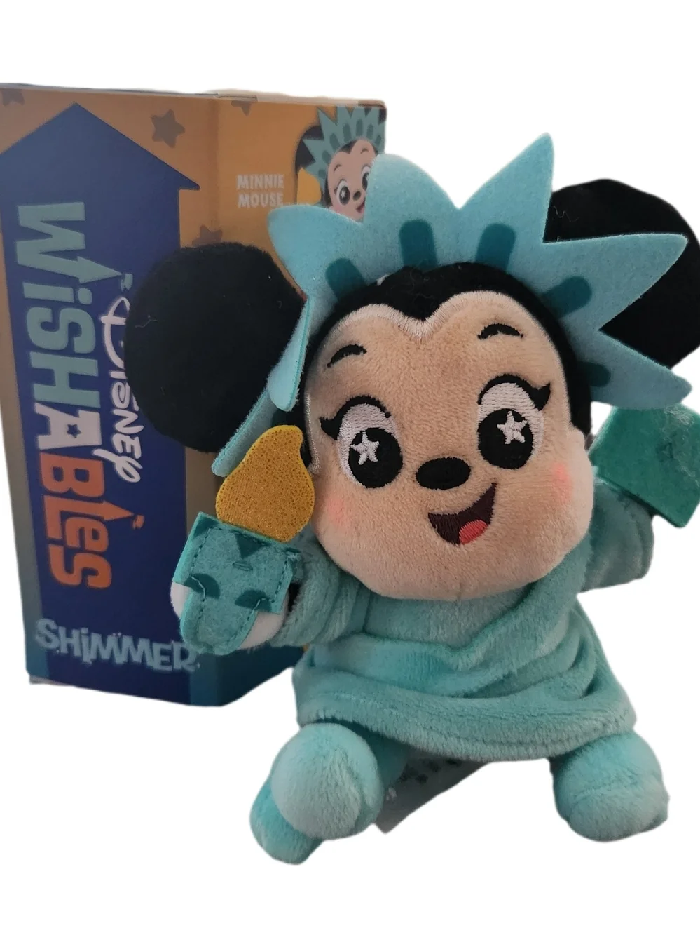 NYC EXCLUSIVE Disney Wishables Minnie Mouse Statue of Liberty with Box Disney